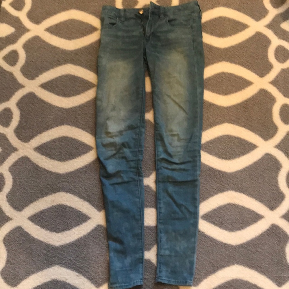 Light washed AE jeggings